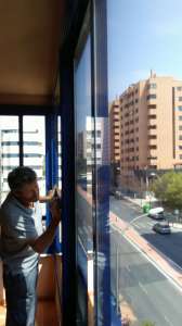 Cerramiento de balcón en el centro Alicante- persianas Guardiola Alicante